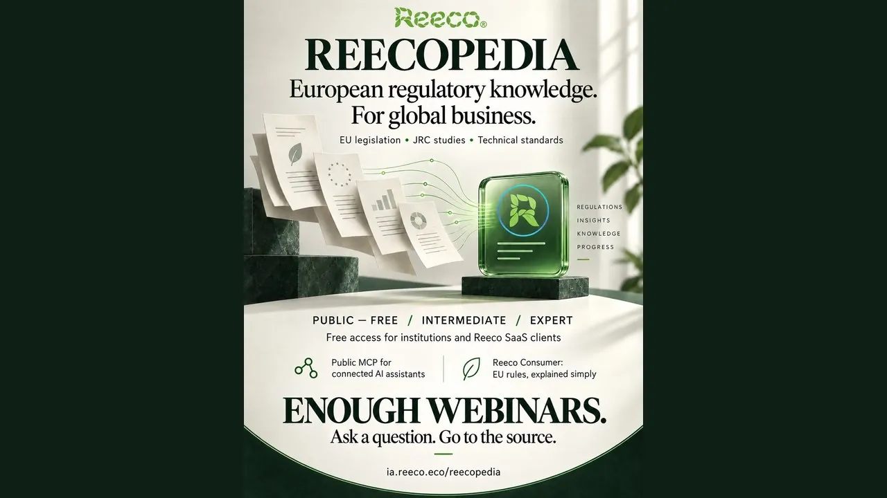 întâlnește Reecopedia: Cunoștințe europene de reglementare pentru afaceri globale